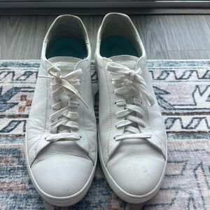 Men’s Clae Bradley Essential White Shoes. Lightly worn, great condition